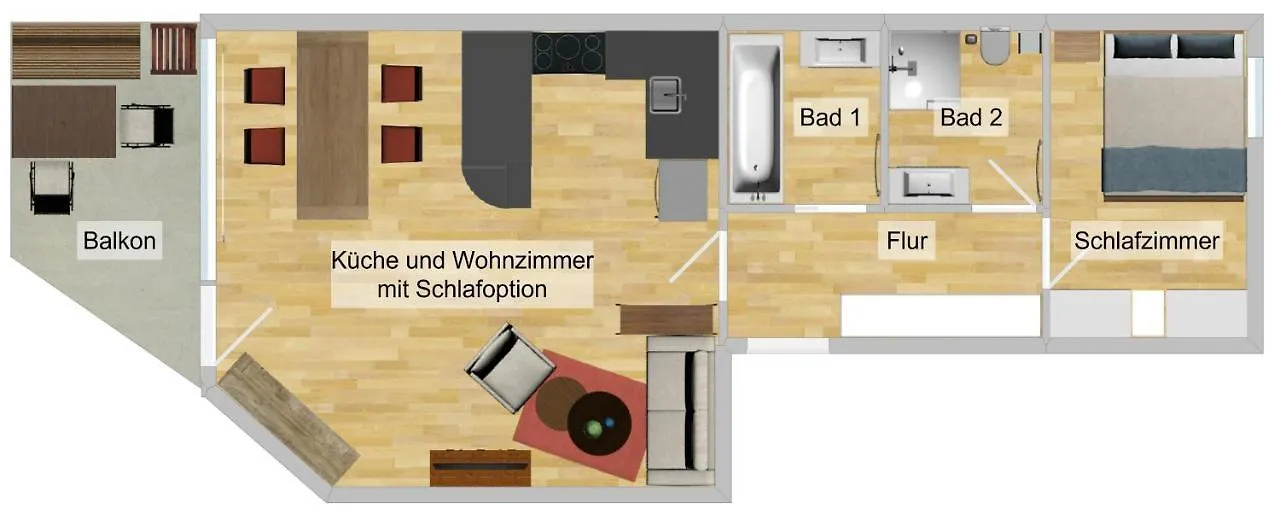 Apartment Ferienwohnung Bergblick Fussen Germany